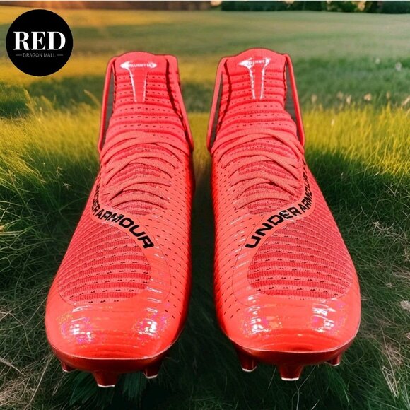 Under Armour Highlight 2 MC Knit Red Football Cleat 3027304-600 - Men\'s Sz 10.5 main image 5